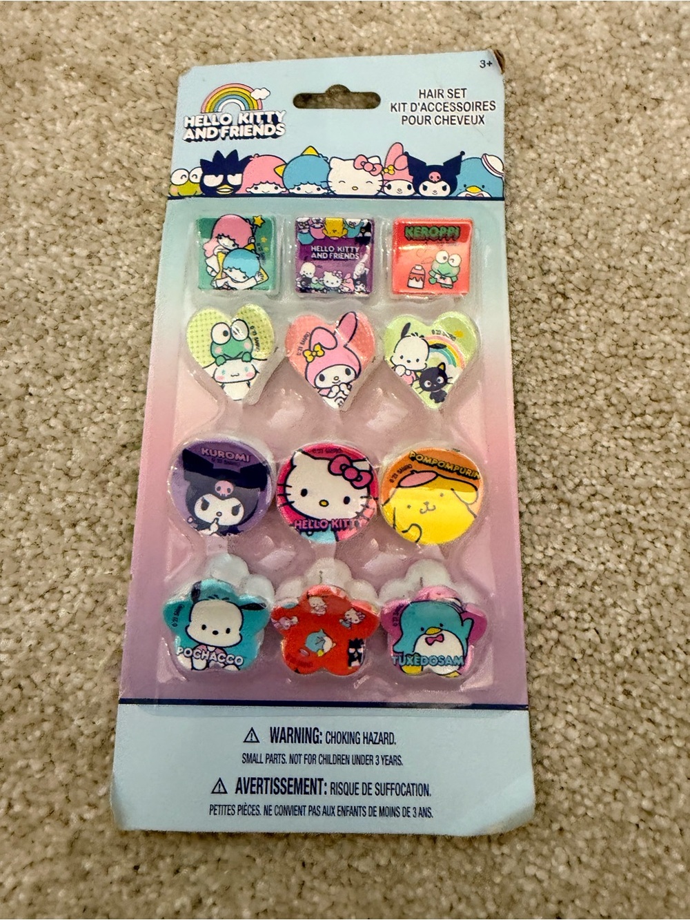 Kids Hair Accessories hello kitty and friends Set - Pink Multi